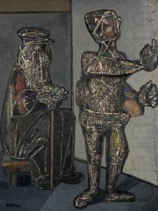Jankel Adler Two Figures china oil painting image